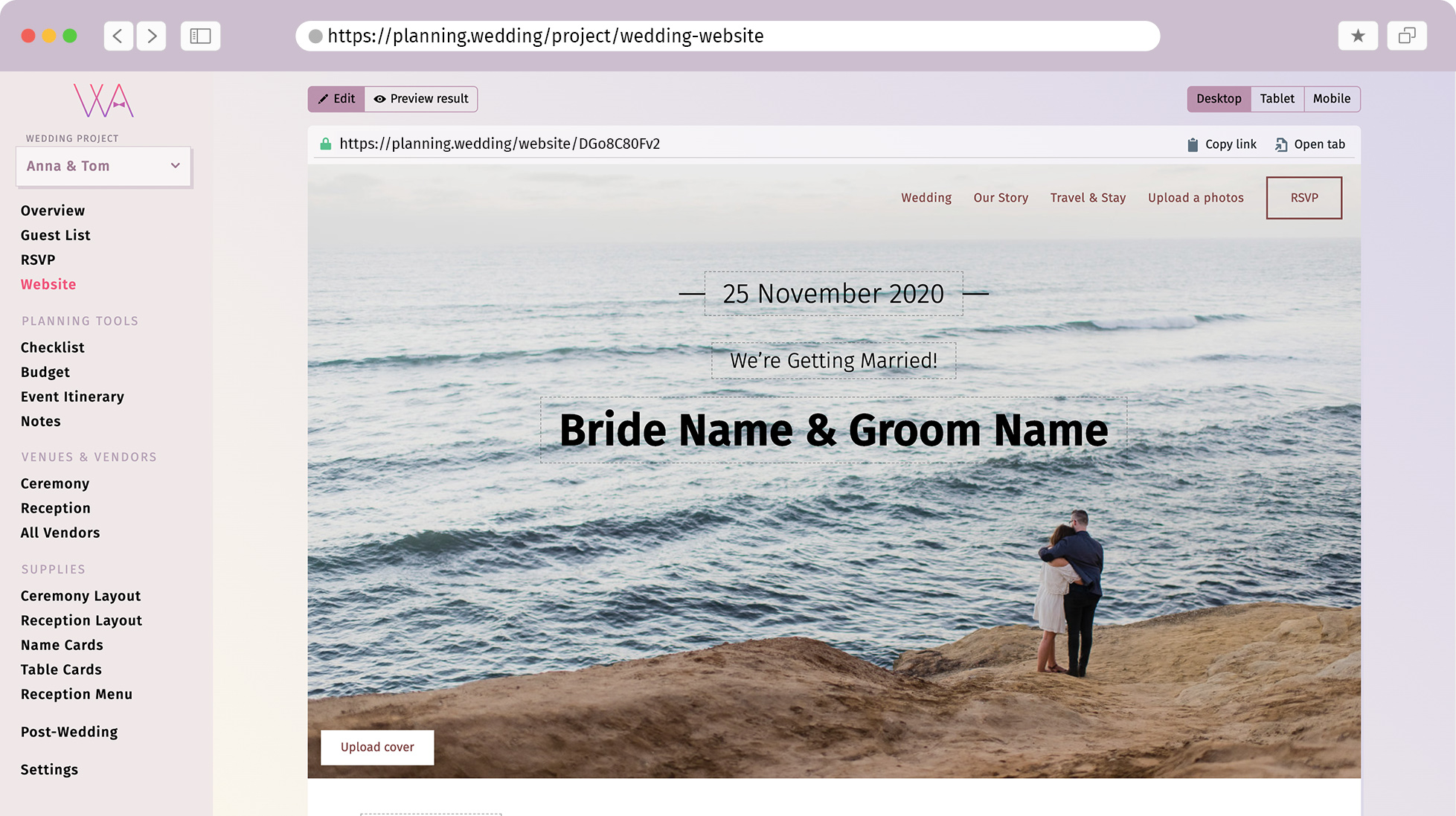 Creare Un Sito Web Per Matrimoni Gratis